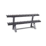 رک افقی دو طبقه دمبل | Pulse 136H DOUBLE-TIER (HORIZONTAL) DUMBBELL RACK